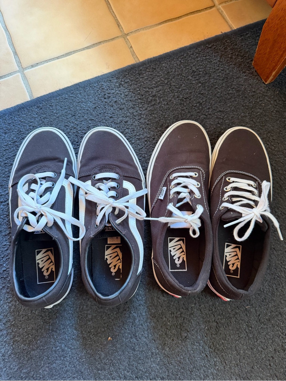 Vans includes both pairs